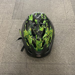Used Bell CAMO/GREY HELMET Bike Helmet Green MD 11614-S000222073