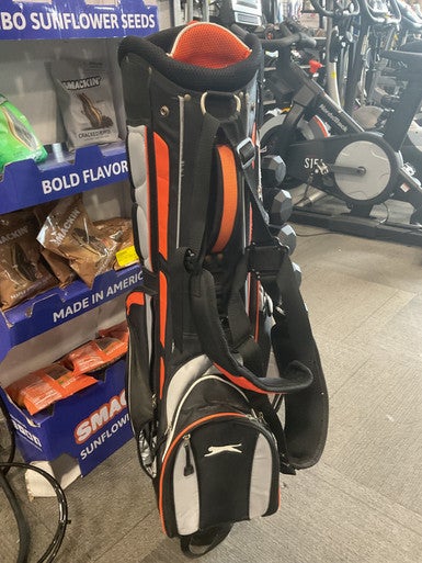 Used Slazenger SLAZENGER STAND BAG Mens Stand Bag Black 11614-S000222013