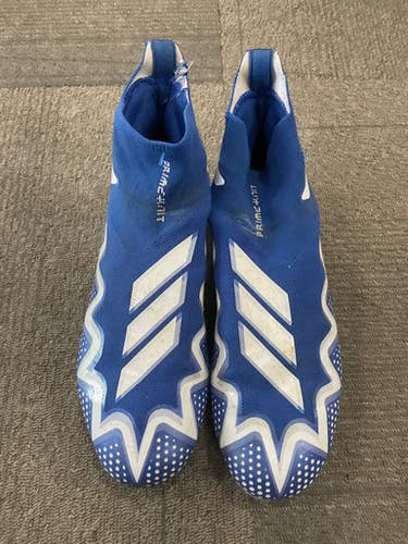 Used Adidas FREAK PRIMEKNIT Adult FB Cleats Royal Blue Senior 10.5 11614-S000221998