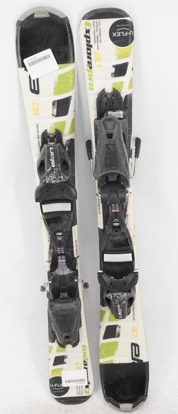 Elan Explore Pro Kids Skis with Bindings - 80 cm Used
