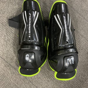 Used CLEAN SPORT NXT Junior Shin Guards Black 16" 11614-S000222156