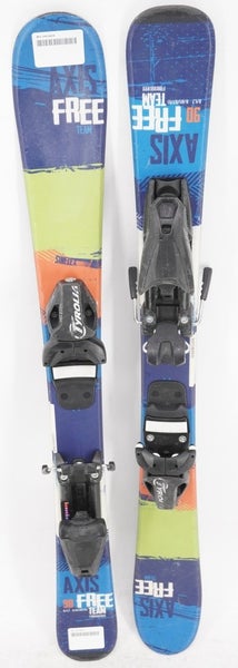 Axis Free Team Kids Skis with Bindings - 90 cm Used