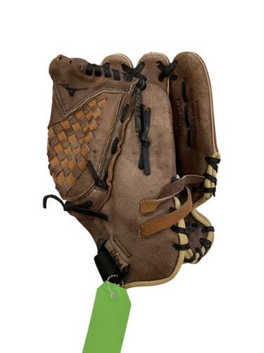 Used Mizuno POWER CLOSE BB/SB Glove RH Throw Brown 11 1/2" 11884-S000053075