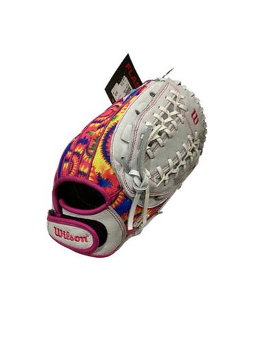 Used Wilson FLASH BB/SB Glove RH Throw White 12" 11884-S000053052