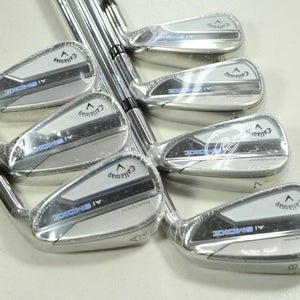 Callaway Paradym Ai Smoke 5-PW,AW Iron Set Stiff Flex Right MPH Steel # 203123