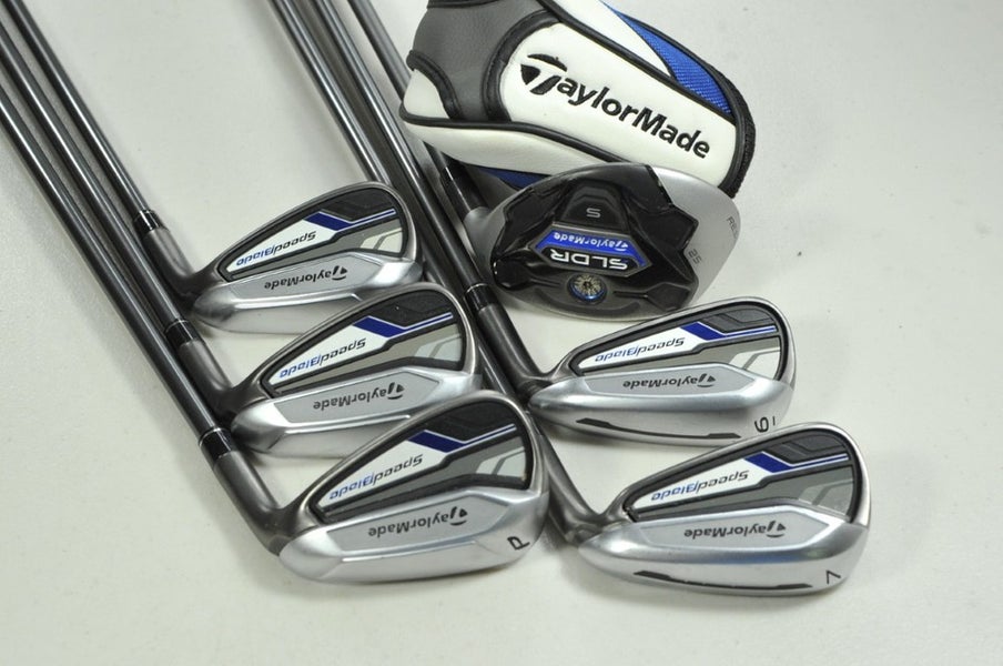 TaylorMade SpeedBlade Ladies 6-PW Iron Set, SLDR S 5 Hybrid Set RH Graph #203116