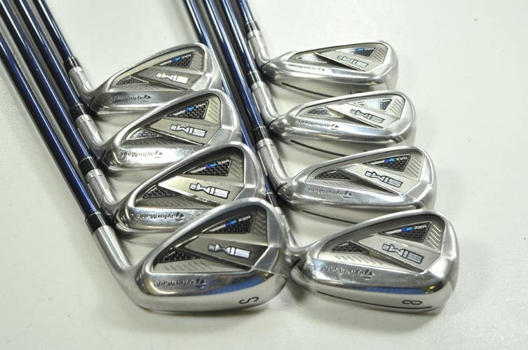 TaylorMade SIM2 5-PW,AW,SW Max Iron Set Senior Flex RH Ventus 5 Graphite #203053