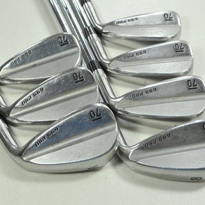 Sub 70 699 Pro 5-PW,AW Iron Set Stiff Flex Right KBS Tour 105g Steel # 203050