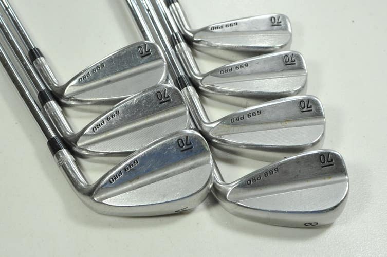 Sub 70 699 Pro 5-PW,AW Iron Set Stiff Flex Right KBS Tour 105g Steel # 203050