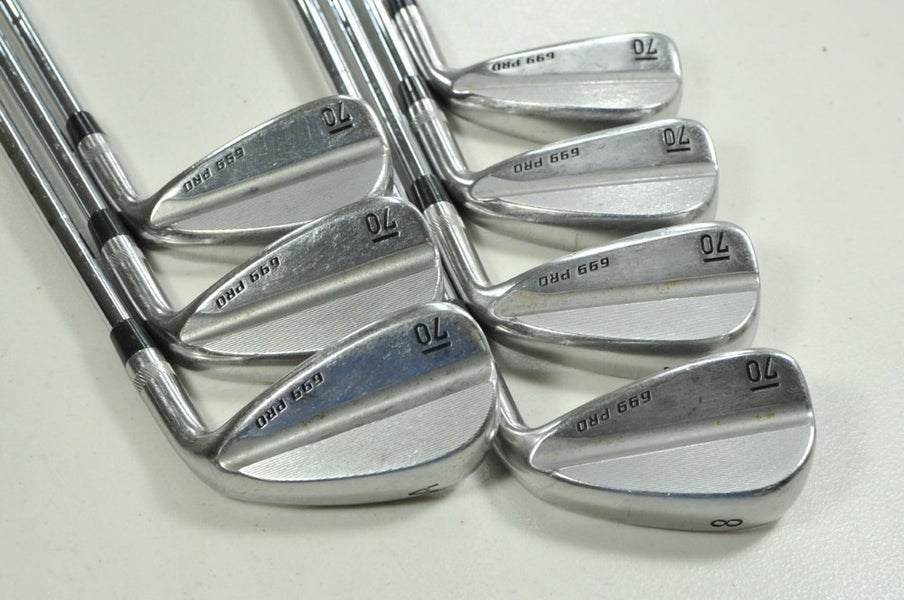 Sub 70 699 Pro 5-PW,AW Iron Set Stiff Flex Right KBS Tour 105g Steel # 203050