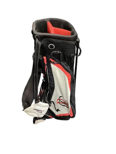 Used Titleist 3 WAY STAND BAG Mens Stand Bag White/Black/Red 11347-S000256048