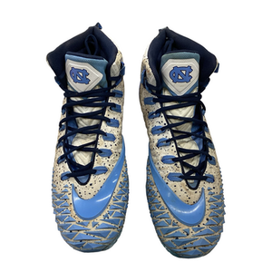 Used Nike JORDAN UNC Adult FB Cleats White And Carolina Blue Senior 14 11613-S000168392
