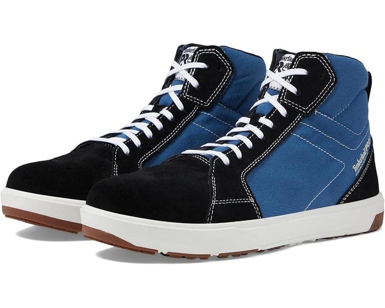 Timberland PRO Berkley Hi Men\'s Composite Safety Toe Work Shoes Black/Blue Berkley Comp-Toe Work Shoe main image 3