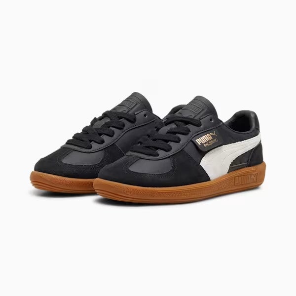 Puma Palermo 397275-03 Sneakers Kids US 5.5Y Black Gray Lifestyle Shoes DDK341