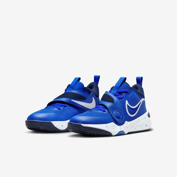 Nike Team Hustle D 11 DV8996-400 Kids US 6Y Hyper Royal Basketball Shoes DDK331