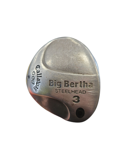 Used Callaway BIG BERTHA STEELHEAD Mens Fairway Wood RH 3 Wood 11850-S000021577