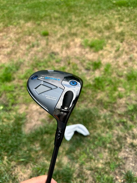 Callaway Ai Smoke Max Mini Driver – 11.5° – 43.5” Builds – Denali Blue Shafts + Headcover (RH)