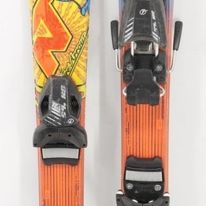 Nordica Team Fire Arrow Kids Skis with Bindings - 100 cm Used