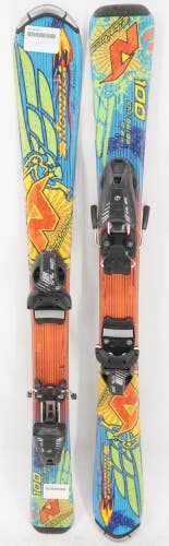 Nordica Team Fire Arrow Kids Skis with Bindings - 100 cm Used