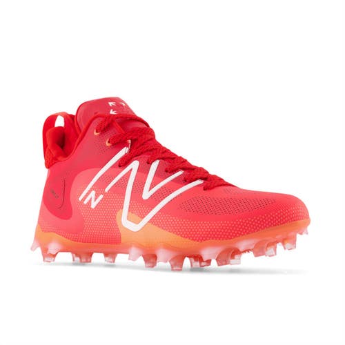 New Balance Freezelx v4 FREEZRD4 Men's US 8 Energy Red Lacrosse Cleats DDK399