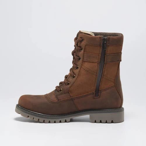 Kamik Rogue WK2046-CGN Womens US 9 Cognac Leather Waterproof Winter Boots DDK369