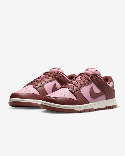 Nike Dunk Low Next Nature DD1873-114 Sneaker Womens 10 Pink Leather Shoes DDK384