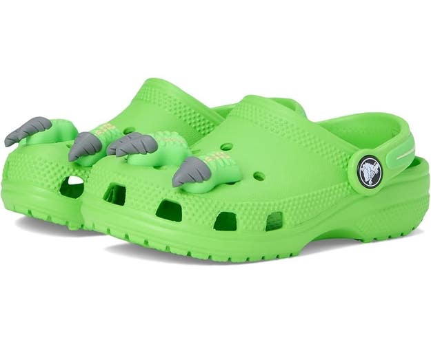 Crocs Classic I AM 209700-3WA Clogs Toddler 8 Green Slip On Casual Shoes QLW872