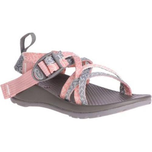 Chaco ZX/1 EcoTread Sandals Kids US 2 Pink Round Toe Adjustable Strap QLW873