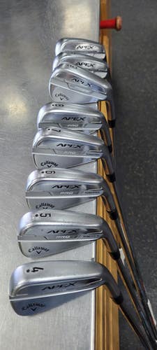 Used Callaway APEX PRO 21 Mens Iron Set RH 4I-GW/AW 11497-S000152275