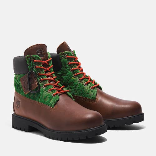 Timberland Heritage TB0A2NU3EM4 Men's US 10 Brown Green Waterproof Boots DDK353