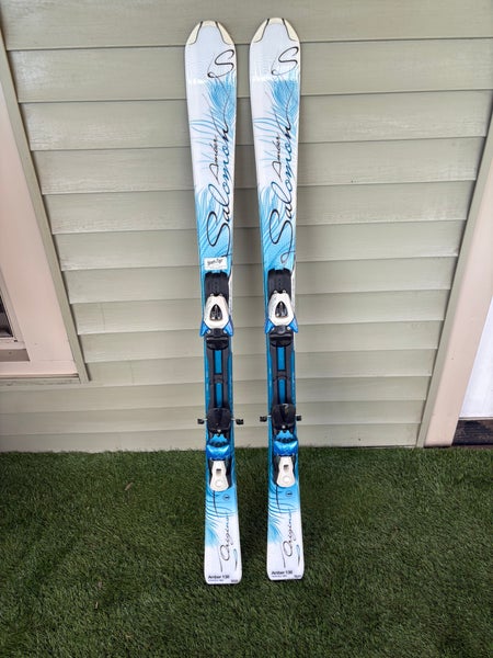 Salomon Origins Amber 138 cm Skis With Bindings (Used)