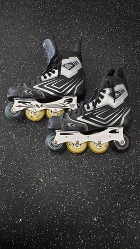 Used CCM CCM 2.0 Senior Roller Quad Skates Black Senior 10 11849-S000032023