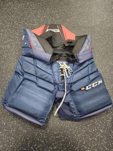 Used CCM CCM PRO Senior Goalie Pant Navy Blue MD 11849-S000032014