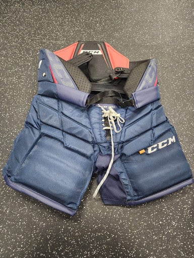 Used CCM CCM PRO Senior Goalie Pant Navy Blue MD 11849-S000032014