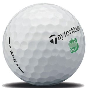 New in Box TaylorMade TP5 Pix Dollar Money Golf Balls - White - 1 Dozen
