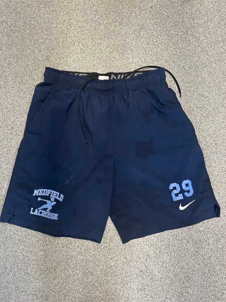 Medfield Boys Lacrosse game worn shorts.
