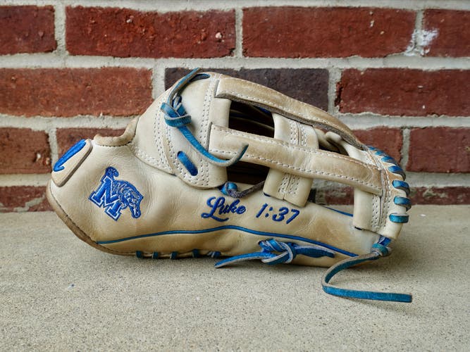 Marucci University of Memphis College Issue Capitol Series M TYPE Blonde & Blue Glove 12.5" RHT