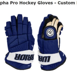 Warrior Alpha Pro Gloves 15" Custom (New)