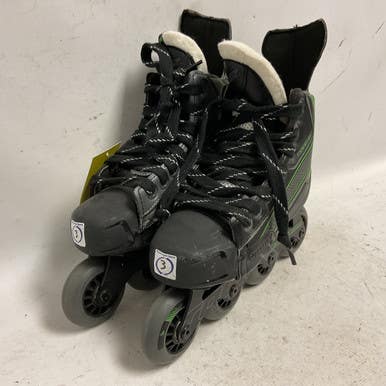 Used TOUR CODE 9 Roller Hockey Skates Green Junior 03 11855-S000191457