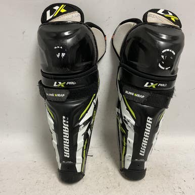 Used Warrior ALPHA LX PRO Junior Shin Guards Black 11" 11855-S000191453