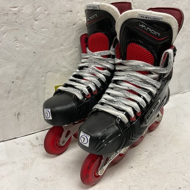 Used Bauer VAPOR XR800 Roller Hockey Skates Red Senior 7 11855-S000191439
