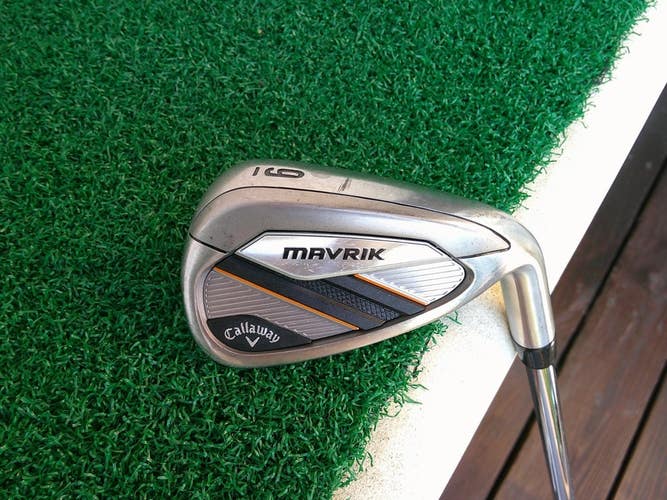 Callaway MAVRIK 9-Iron w/ True Temper S300 Stiff Shaft