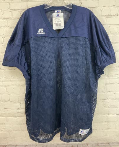 Russell Athletic S096BMK Youth 100% Polyester Football Jersey Navy 3XL XXXL