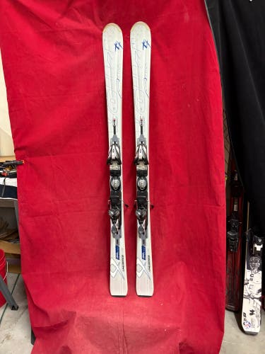 Volkl AC Unlimited 156 cm Skis With Bindings (Used)