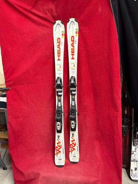 HEAD Rev 75 149 cm Skis With Bindings (Used)