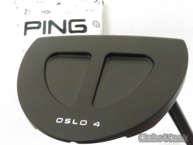 PING PLD Milled Oslo 4 Matte Black Putter Black Stepless 35" +Cover   MINT