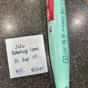 2026 Rawlings Icon Composite USSSA Certified Bat (-10) 31 oz 31" (New)