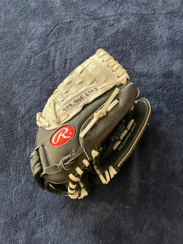 Infield RH Rawlings Youth Baseball Glove 11.5" (Used) Sure Catch SC115BGB