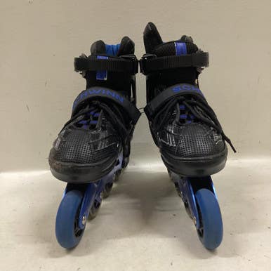 Used Schwinn BLACK INLINE ADJ Senior Rec Fitness Skates Black Adjustable 11725-S000492182