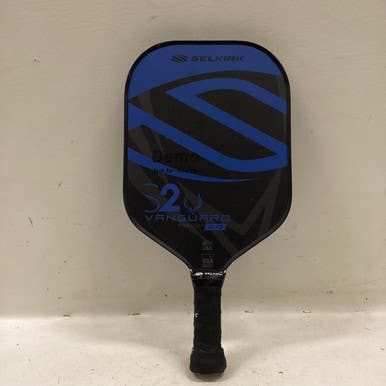 Used Selkirk SELKIRK VANGUARD S2 Pickleball Racquet Black And Royal Blue 11725-S000492207